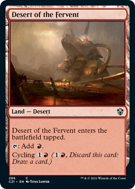 Image for Desert of the Fervent (286) [Commander 2021] - Magic: The Gathering