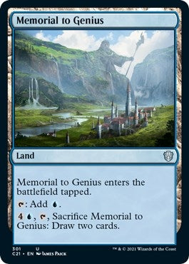 Image for Memorial to Genius (301) [Commander 2021] - Magic: The Gathering