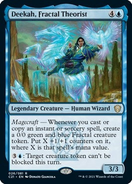 Deekah, Fractal Theorist (26) [Commander 2021]