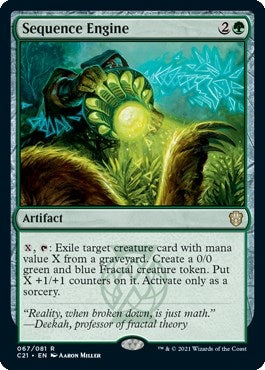 Image for Sequence Engine (67) [Commander 2021] - Magic: The Gathering