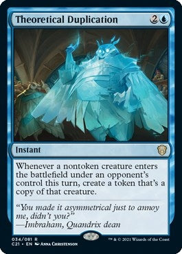 Image for Theoretical Duplication (34) [Commander 2021] - Magic: The Gathering
