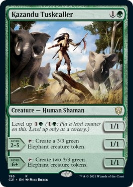 Image for Kazandu Tuskcaller (196) [Commander 2021] - Magic: The Gathering