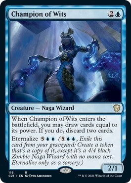 Image for Champion of Wits (116) [Commander 2021] - Magic: The Gathering