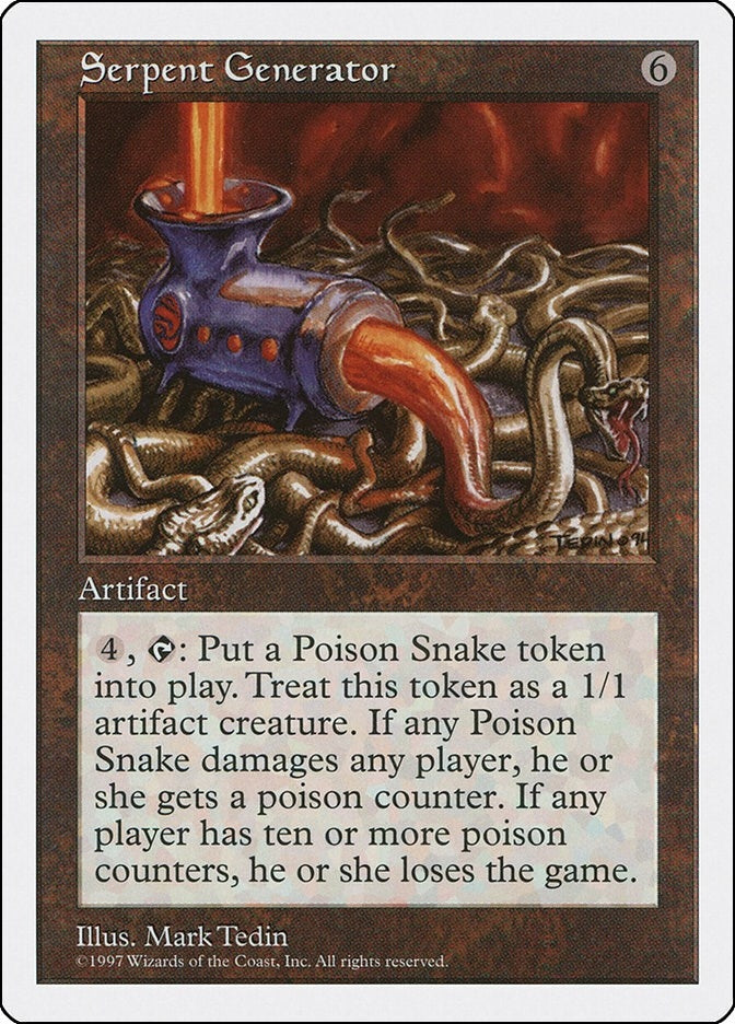Image for Serpent Generator [Fifth Edition] - Magic: The Gathering