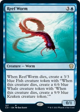 Image for Reef Worm (127) [Commander 2021] - Magic: The Gathering