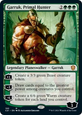 Image for Garruk, Primal Hunter (190) [Commander 2021] - Magic: The Gathering