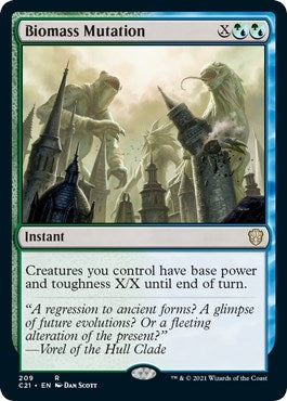 Image for Biomass Mutation (209) [Commander 2021] - Magic: The Gathering
