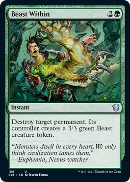 Image for Beast Within (186) [Commander 2021] - Magic: The Gathering