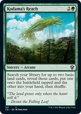 Image for Kodama's Reach (197) [Commander 2021] - Magic: The Gathering