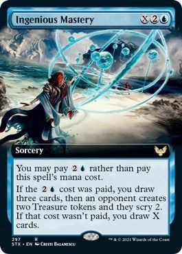 Image for Ingenious Mastery (Extended Art) (297) [Strixhaven: School of Mages] - Magic: The Gathering