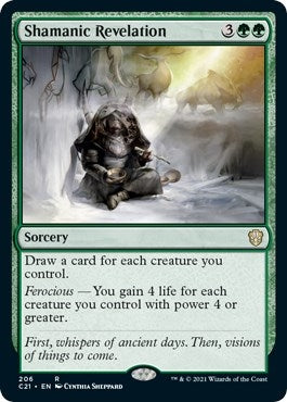 Image for Shamanic Revelation (206) [Commander 2021] - Magic: The Gathering