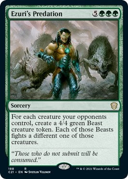 Image for Ezuri's Predation (188) [Commander 2021] - Magic: The Gathering