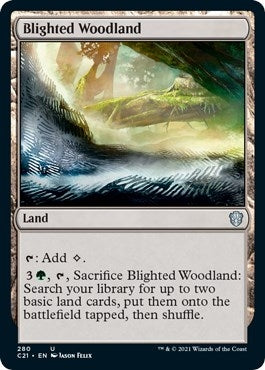 Image for Blighted Woodland (280) [Commander 2021] - Magic: The Gathering