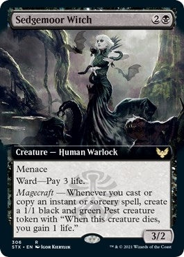 Image for Sedgemoor Witch (Extended Art) (306) [Strixhaven: School of Mages] - Magic: The Gathering