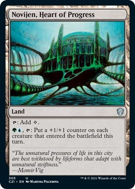 Image for Novijen, Heart of Progress (305) [Commander 2021] - Magic: The Gathering