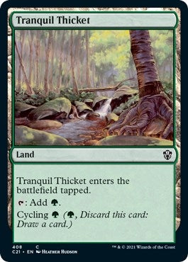 Image for Tranquil Thicket (408) [Commander 2021] - Magic: The Gathering