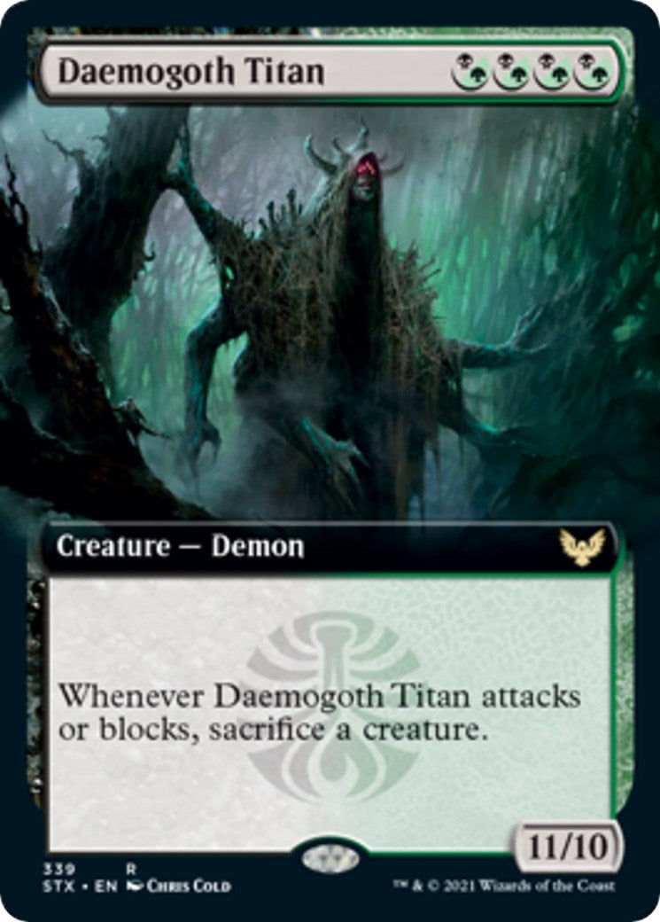 Image for Daemogoth Titan (Extended Art) (339) [Strixhaven: School of Mages] - Magic: The Gathering