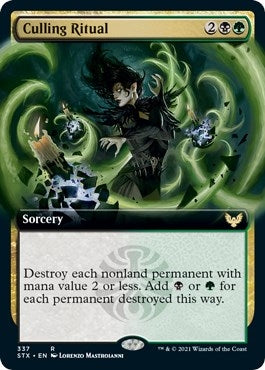 Image for Culling Ritual (Extended Art) (337) [Strixhaven: School of Mages] - Magic: The Gathering