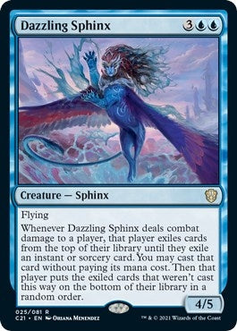 Image for Dazzling Sphinx (25) [Commander 2021] - Magic: The Gathering