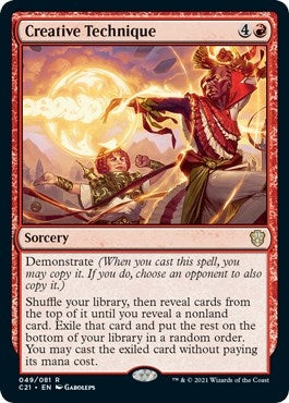 Image for Creative Technique (49) [Commander 2021] - Magic: The Gathering