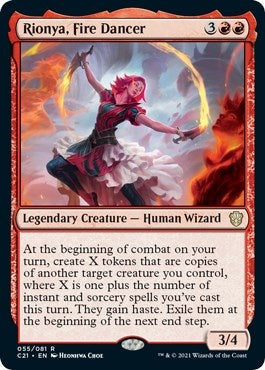 Image for Rionya, Fire Dancer (55) [Commander 2021] - Magic: The Gathering
