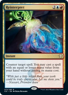 Image for Reinterpret (73) [Commander 2021] - Magic: The Gathering
