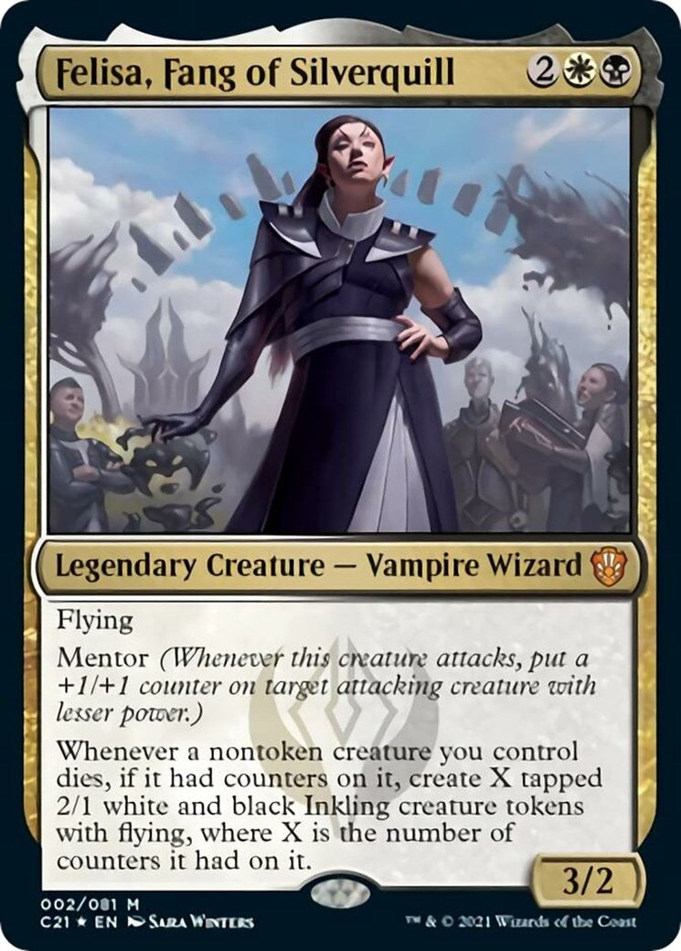 Image for Felisa, Fang of Silverquill (2) [Commander 2021] - Magic: The Gathering