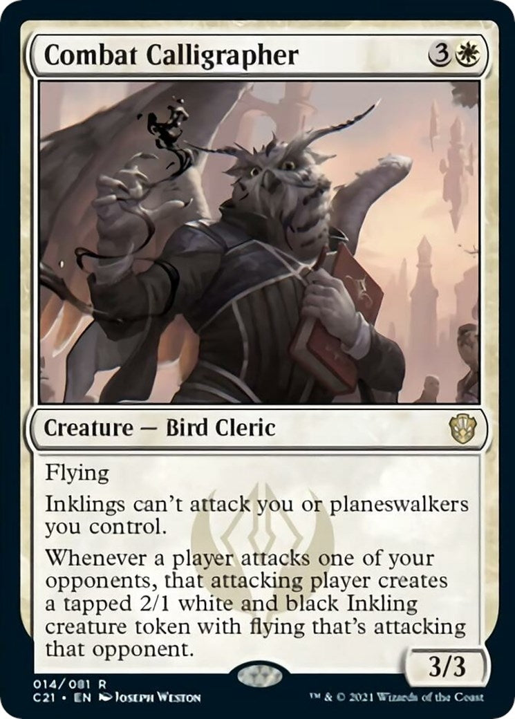 Image for Combat Calligrapher (14) [Commander 2021] - Magic: The Gathering