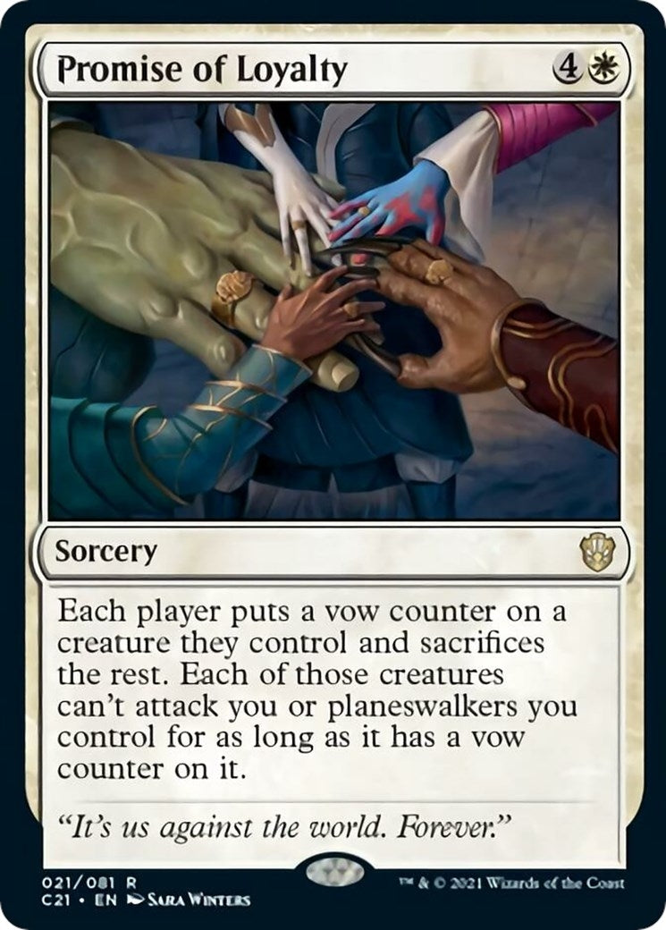 Image for Promise of Loyalty (21) [Commander 2021] - Magic: The Gathering