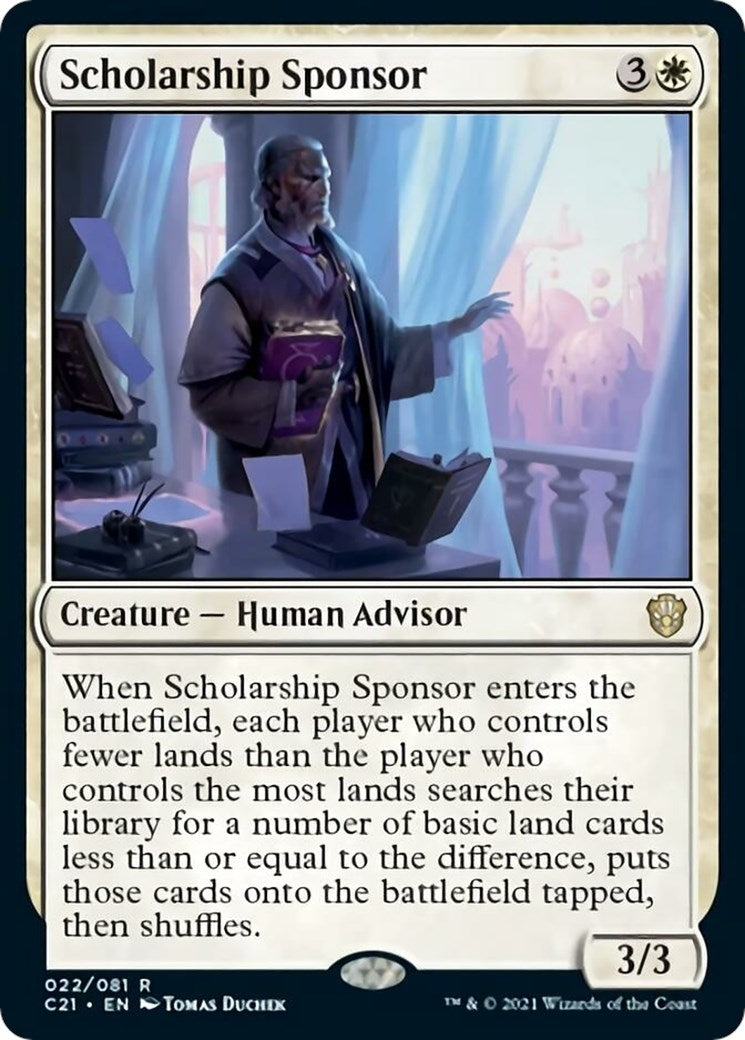 Image for Scholarship Sponsor (22) [Commander 2021] - Magic: The Gathering