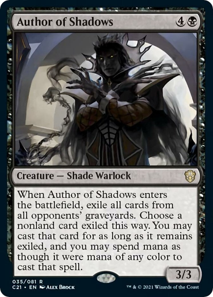 Image for Author of Shadows (35) [Commander 2021] - Magic: The Gathering