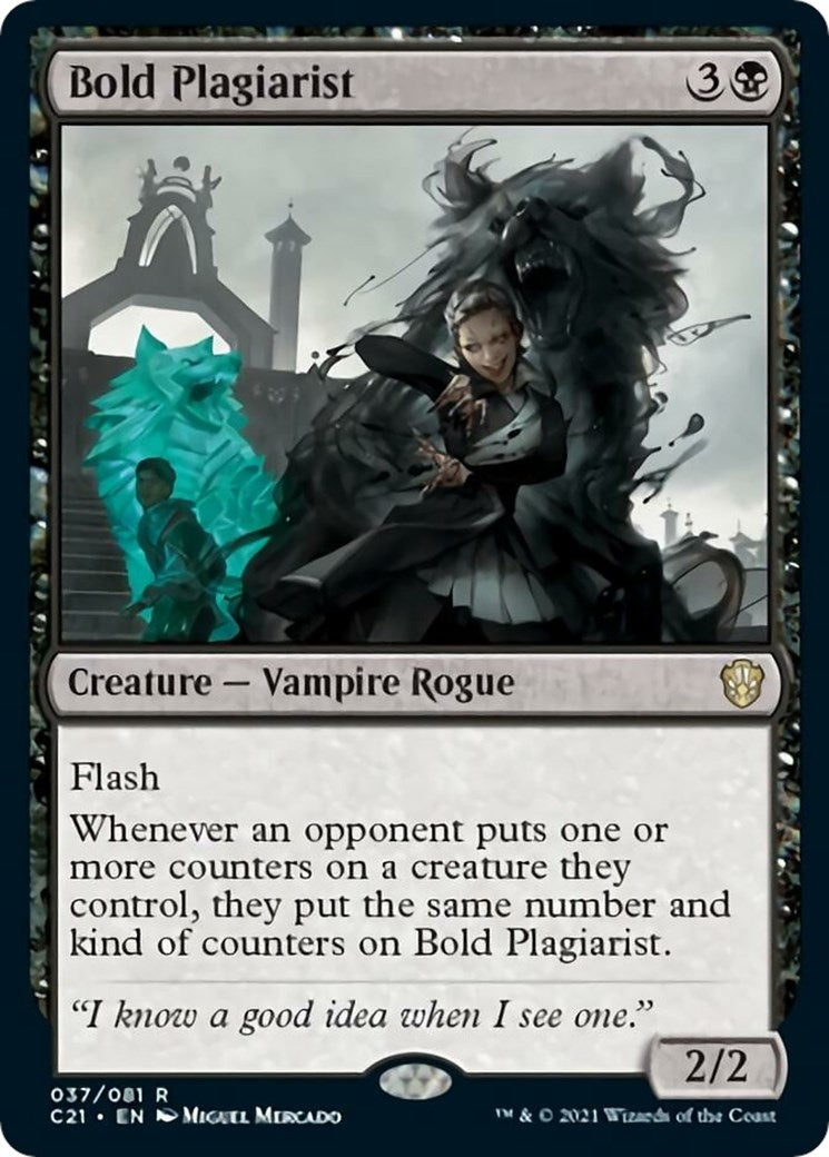 Image for Bold Plagiarist (37) [Commander 2021] - Magic: The Gathering