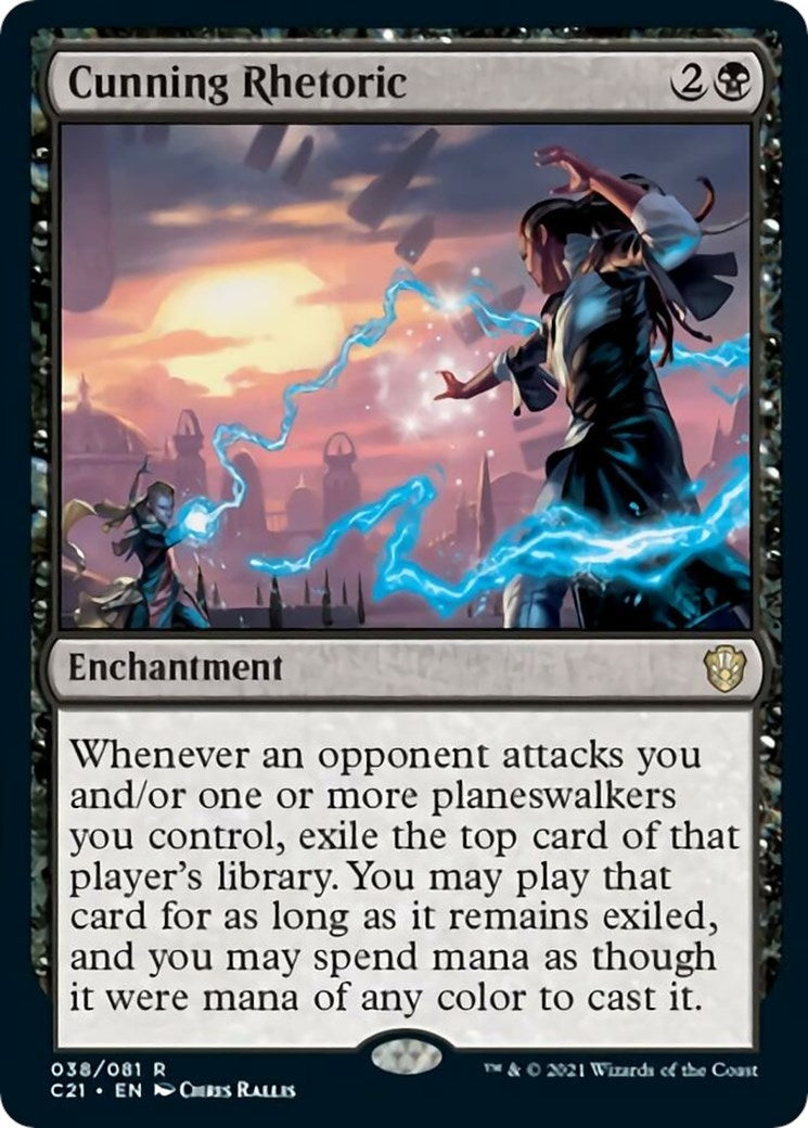Image for Cunning Rhetoric (38) [Commander 2021] - Magic: The Gathering