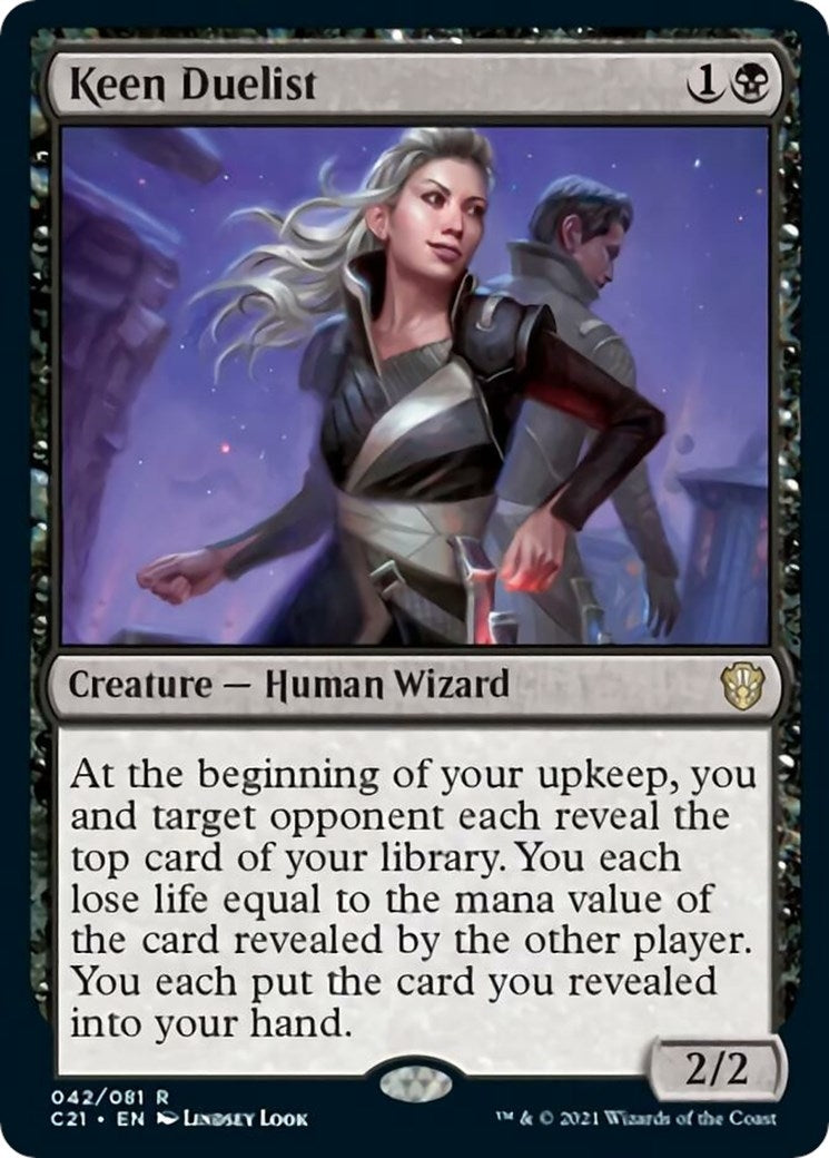 Image for Keen Duelist (42) [Commander 2021] - Magic: The Gathering