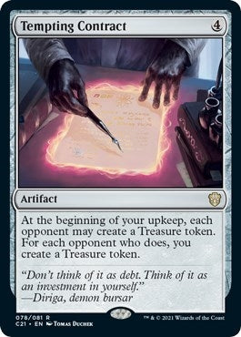 Image for Tempting Contract (78) [Commander 2021] - Magic: The Gathering