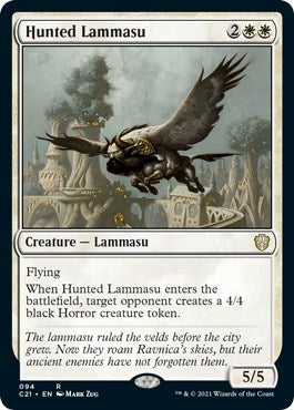 Image for Hunted Lammasu (94) [Commander 2021] - Magic: The Gathering