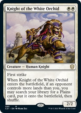 Image for Knight of the White Orchid (95) [Commander 2021] - Magic: The Gathering