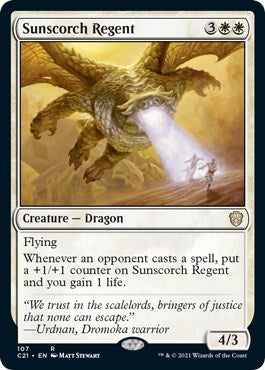 Image for Sunscorch Regent (107) [Commander 2021] - Magic: The Gathering