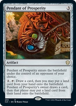 Image for Pendant of Prosperity (256) [Commander 2021] - Magic: The Gathering