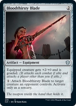 Image for Bloodthirsty Blade (235) [Commander 2021] - Magic: The Gathering