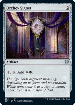 Image for Orzhov Signet (254) [Commander 2021] - Magic: The Gathering