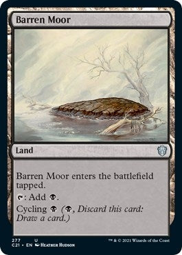 Image for Barren Moor (277) [Commander 2021] - Magic: The Gathering