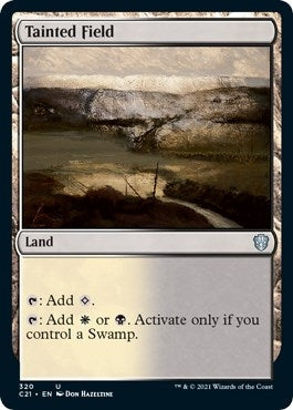 Image for Tainted Field (320) [Commander 2021] - Magic: The Gathering