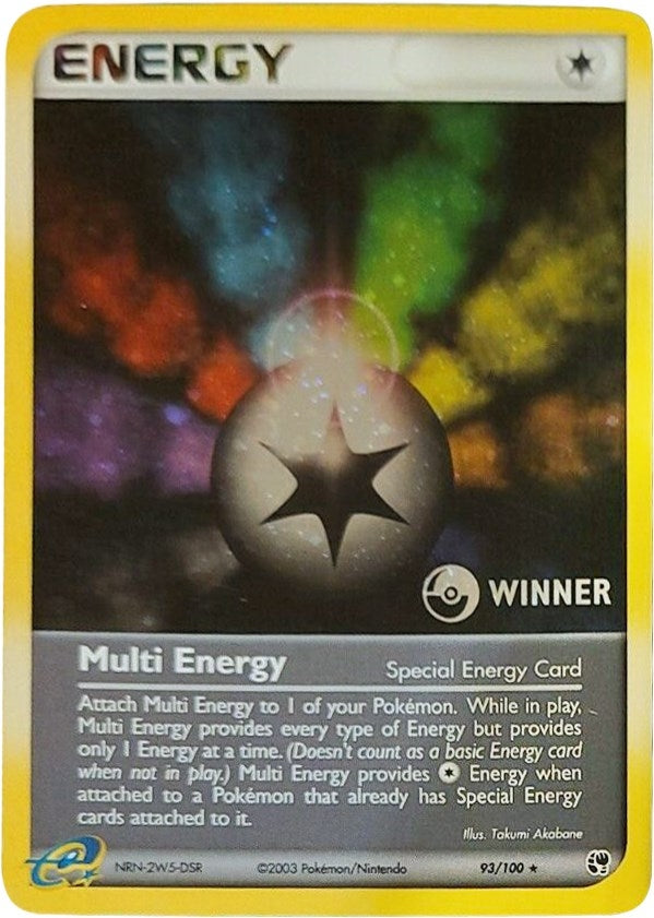 Image for Multi Energy (Special) - 93/100 [Winner] (093/100) [League & Championship Cards] - Pokemon
