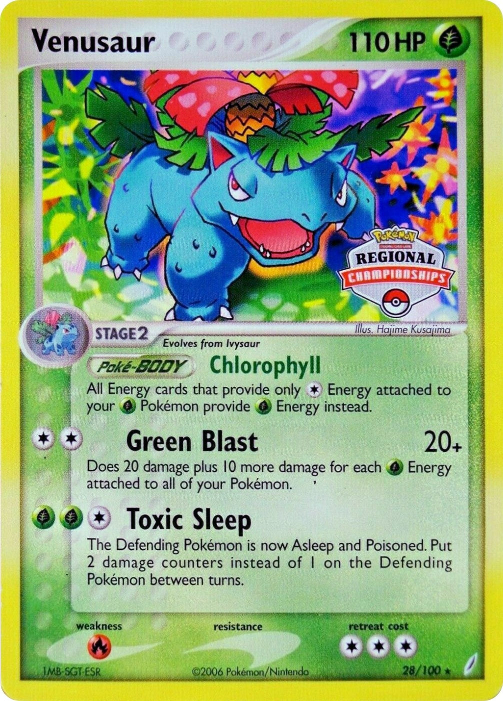Image for Venusaur - 28/100 (Regional Championships) (028/100) [League & Championship Cards] - Pokemon