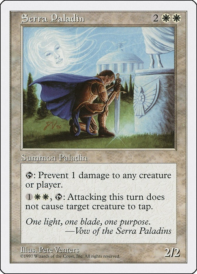 Image for Serra Paladin [Fifth Edition] - Magic: The Gathering