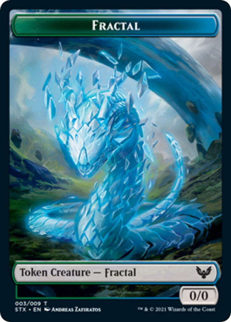 Image for Fractal Token (3) [Strixhaven: School of Mages] - Magic: The Gathering