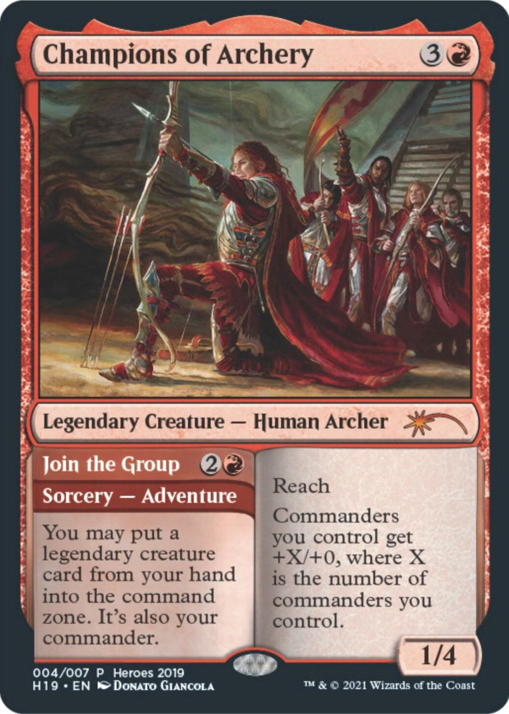 Image for Champions of Archery (4) [Unique and Miscellaneous Promos] - Magic: The Gathering