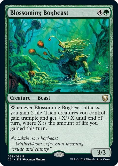Image for Blossoming Bogbeast (59) [Commander 2021] - Magic: The Gathering