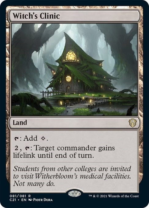 Image for Witch's Clinic (81) [Commander 2021] - Magic: The Gathering